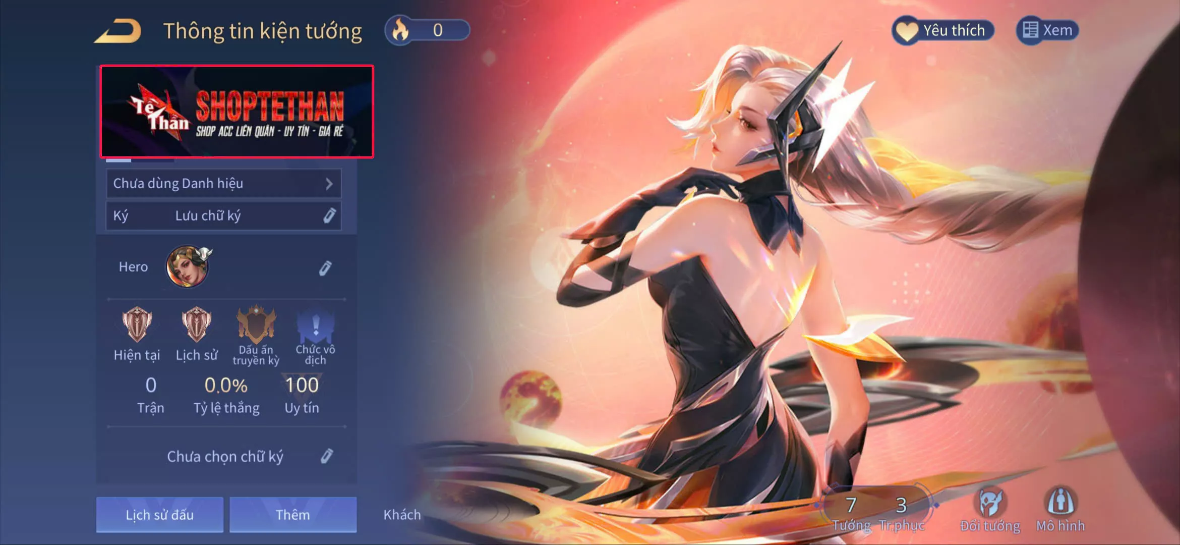 ACC REG: Yena wave, sẵn tướng, free đổi tên, trắng thông tin